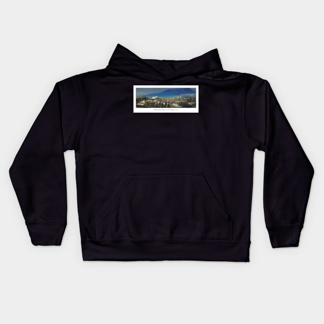 Townsville Yacht Club Marina Kids Hoodie by pops
